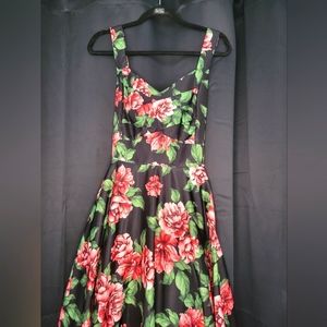 Floral Dress with a Slight 50s Vibe